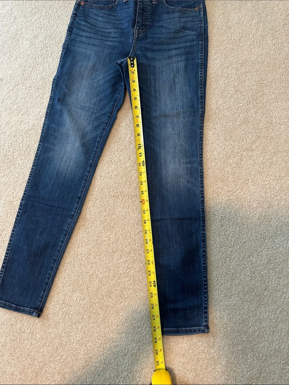 Madewell Indigo High-Rise Skinny Jeans